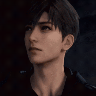 Monkey Face Close Up With Mountains GIF