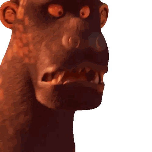Monkey Face With Open Mouth Sticker