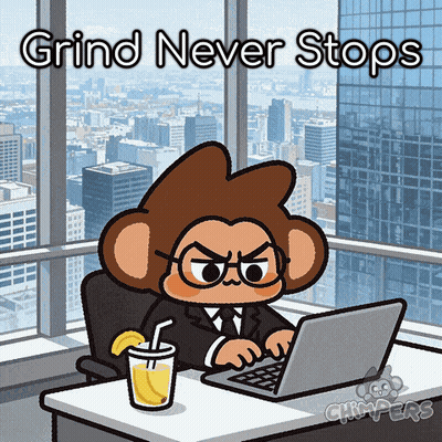 Monkey Grinding At Laptop GIF