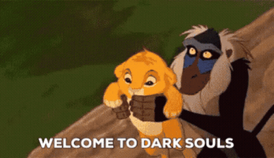 Monkey Holding Baby Lion Welcome To Dark Souls GIF
