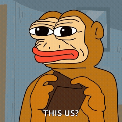 Monkey Holding Wallet Saying This Us GIF