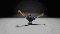 Monkey Luffy Spinning GIF