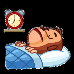 Monkey Puppet Waking Up Alarm GIF