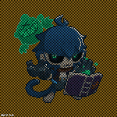 Monkey Reading Book With Watermark GIF
