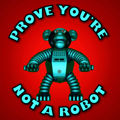 Monkey Robot Proving Not A Robot GIF