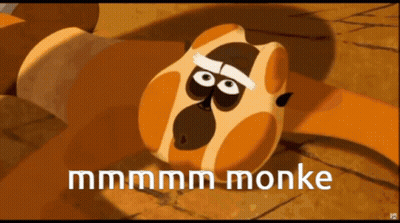 Monkey Saying Mmmm Monke GIF