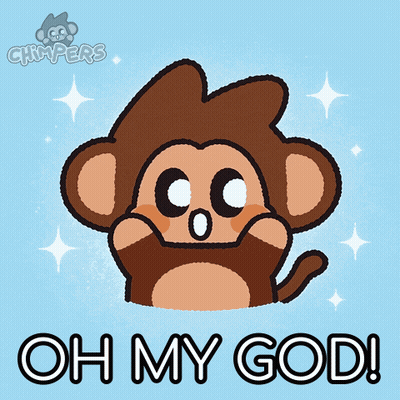 Monkey Saying Oh My God GIF