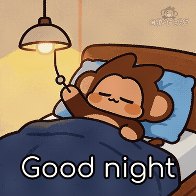 Monkey Sleeping Good Night GIF