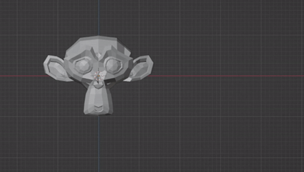 Monkey Spinning 3D Animation GIF