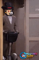 Monkey Spinning Man Ride GIF