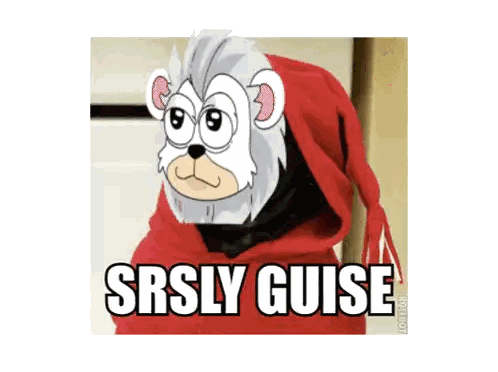 Monkey Srsly Guise Sticker