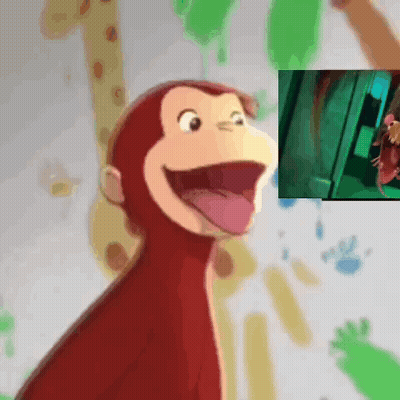 Monkey Sticking Tongue Out With Monkey Picture GIF