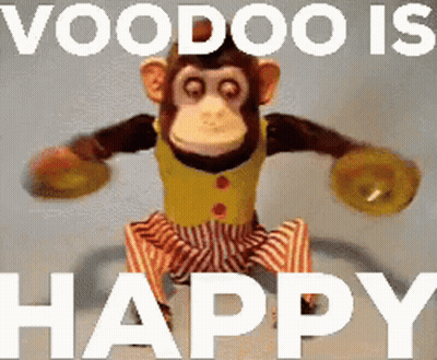 Monkey Voodoo Is Happy GIF
