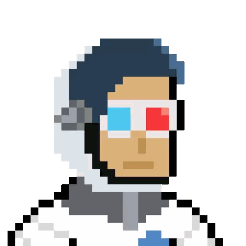Monkey Wearing Assembly VR Headset Sticker