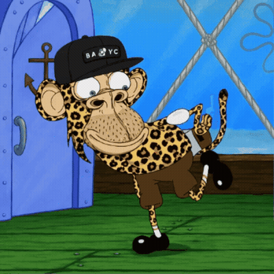 Monkey Wearing Hat With Ba Yc GIF