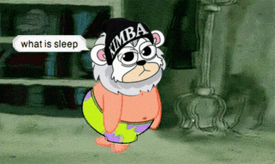 Monkey Wearing Simba Hat GIF