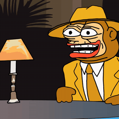 Monkey Wearing Yellow Hat GIF
