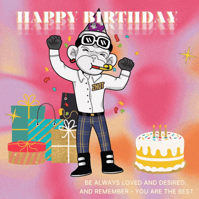 Monkey Wearing Zhot Shirt GIF
