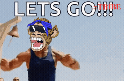 Monkey With Bandana And Sunglasses Says Lets Go Tribe GIF