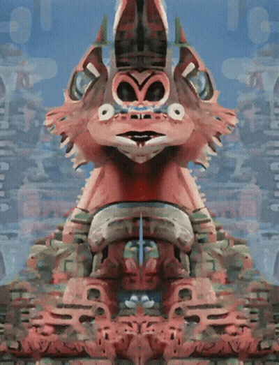 Monkey With Heart On Nose GIF