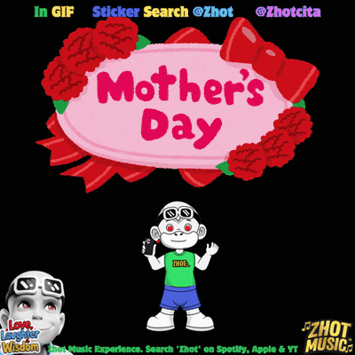 Monkey With Mother's Day Sign