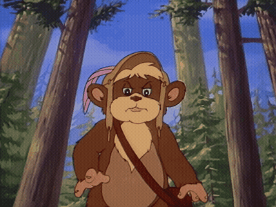 Monkey With Now She's Run Off Into The Woods GIF