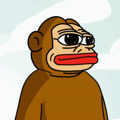Monkey With Red Nose GIF