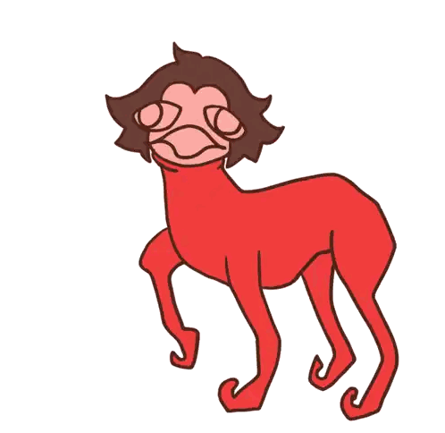 Monkey With Turtleneck And Glasses Sticker