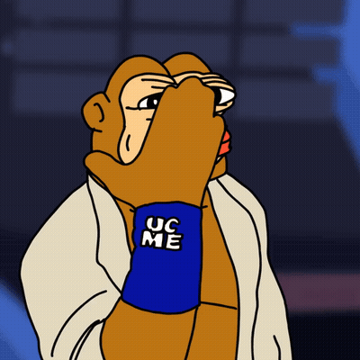 Monkey With UC Me Wristband GIF