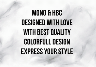 Mono And HBC Colorful Design Express Your Style GIF