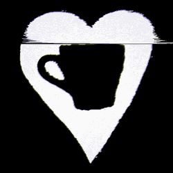 Monochromatic Good Morning Heart  GIF