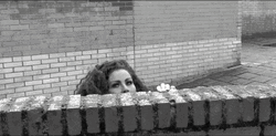 Monochromatic Maria Pitillo Stalking GIF