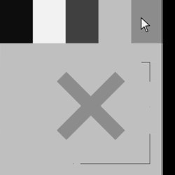 Monochromatic Varied X Mobile Design GIF