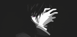 Monochromatic Villain Lelouch Lamperouge  GIF