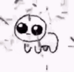 Monochrome Yippee Creature Dance GIF