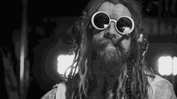 Monochromoatic Finger Snap Rob Zombie GIF