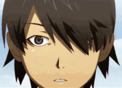 Monogatari Koyomi's Creepy Grin GIF