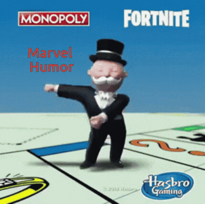 Monopoly And Fortnite Ad Man In Tuxedo GIF