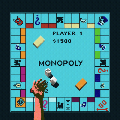 Monopoly Game On Computer GIF