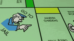 Monopoly Game With Right To Jail  GIF