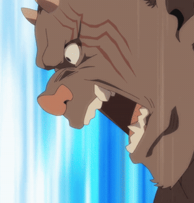 Monster Close Up With Mouth Open And Teeth Showing GIF