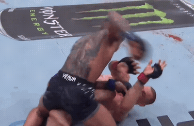 Monster Energy Can In Background Of Fight GIF