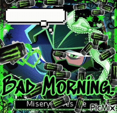 Monster Energy Drinks Bad Morning Misery GIF