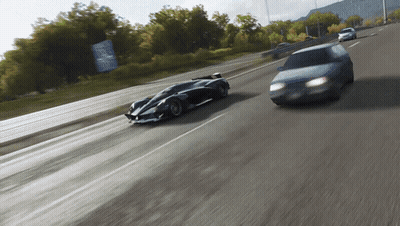 Monster Energy Rally Car On Dirt Road GIF