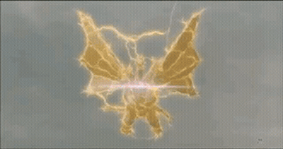 Monster Flying With Wings Outstretched GIF