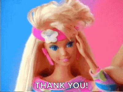 Monster High Doll And Pink-Haired Man GIF