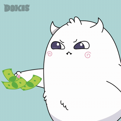 Monster Holding Money Shut Up Take My Money GIF