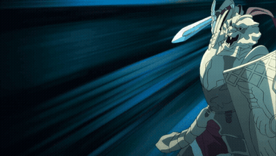 Monster Holding Sword GIF