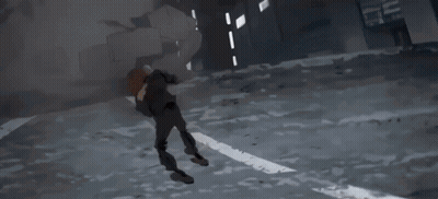 Monster Holding Sword In Dark GIF