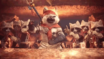 Monster Hunter World Palico GIF